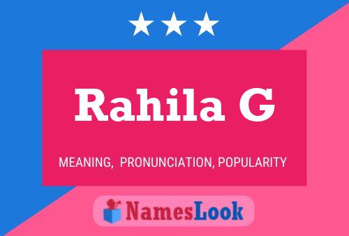 Poster del nome Rahila G