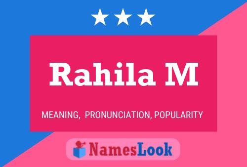 Poster del nome Rahila M