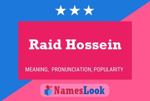 Poster del nome Raid Hossein