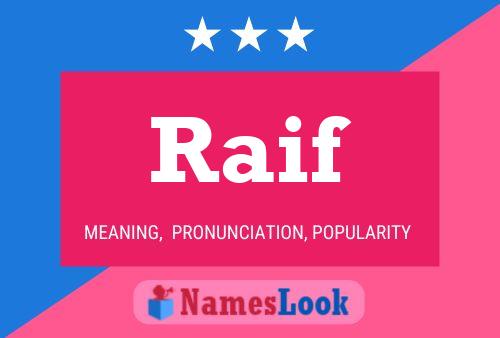 Poster del nome Raif