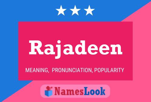 Poster del nome Rajadeen