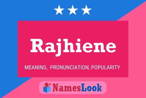 Poster del nome Rajhiene