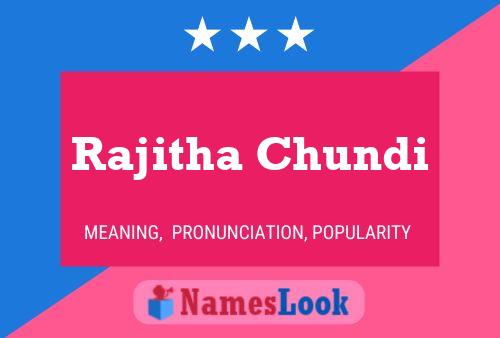 Poster del nome Rajitha Chundi