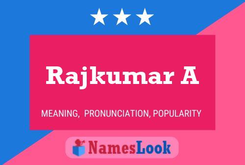 Poster del nome Rajkumar A