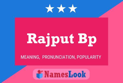 Poster del nome Rajput Bp