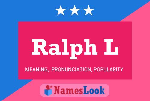 Poster del nome Ralph L