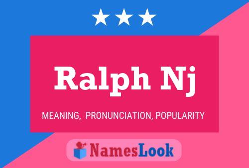 Poster del nome Ralph Nj