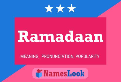 Poster del nome Ramadaan