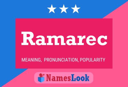 Poster del nome Ramarec