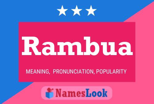 Poster del nome Rambua