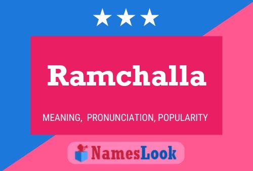 Poster del nome Ramchalla