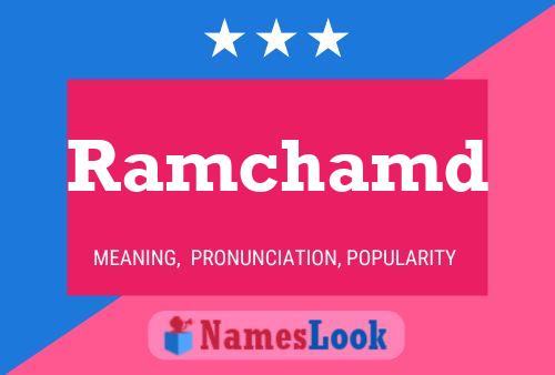 Poster del nome Ramchamd