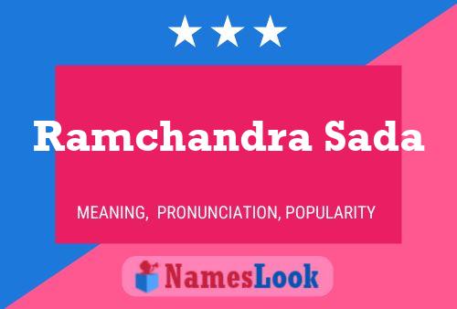 Poster del nome Ramchandra Sada