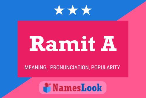 Poster del nome Ramit A