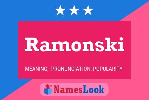 Poster del nome Ramonski