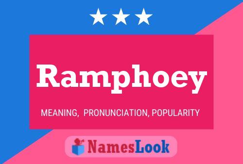 Poster del nome Ramphoey