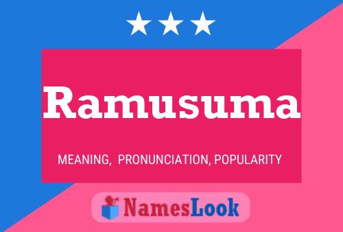 Poster del nome Ramusuma