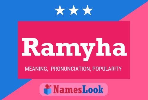 Poster del nome Ramyha