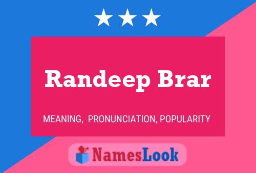 Poster del nome Randeep Brar