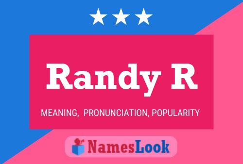 Poster del nome Randy R