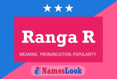 Poster del nome Ranga R