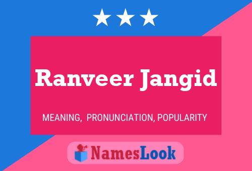 Poster del nome Ranveer Jangid