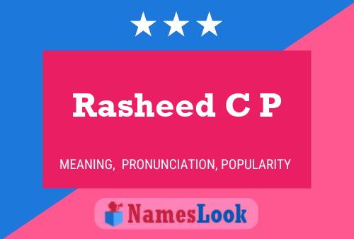 Poster del nome Rasheed C P