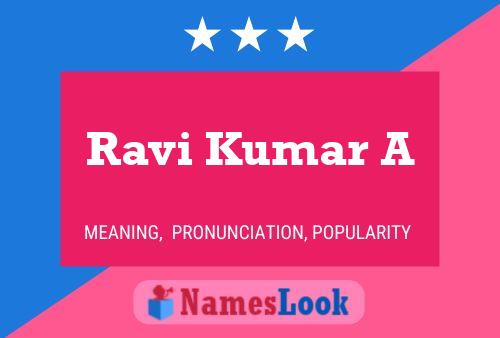 Poster del nome Ravi Kumar A