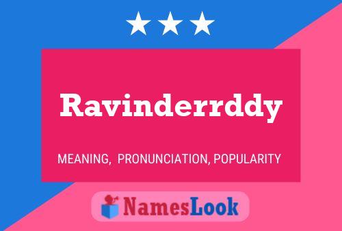 Poster del nome Ravinderrddy