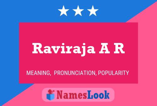 Poster del nome Raviraja A R