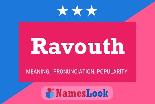 Poster del nome Ravouth