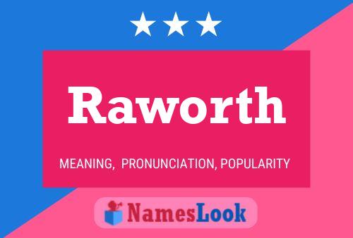 Poster del nome Raworth