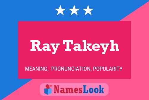 Poster del nome Ray Takeyh