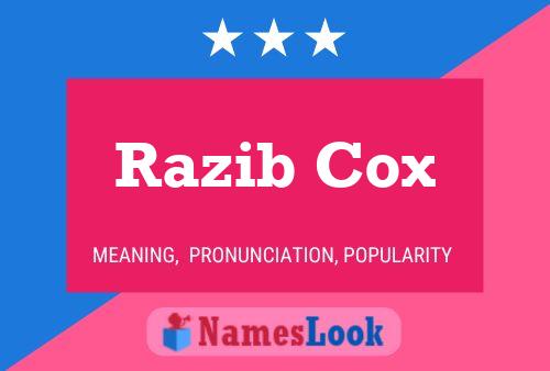 Poster del nome Razib Cox