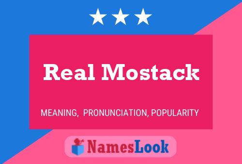 Poster del nome Real Mostack