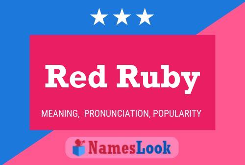 Poster del nome Red Ruby