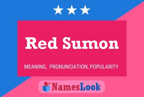 Poster del nome Red Sumon