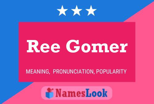 Poster del nome Ree Gomer