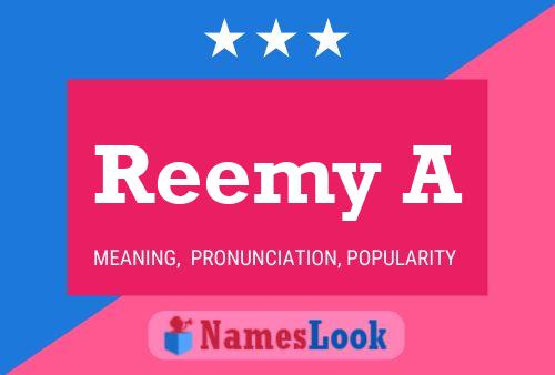 Poster del nome Reemy A