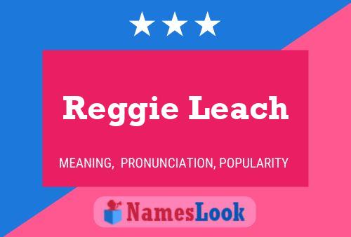 Poster del nome Reggie Leach