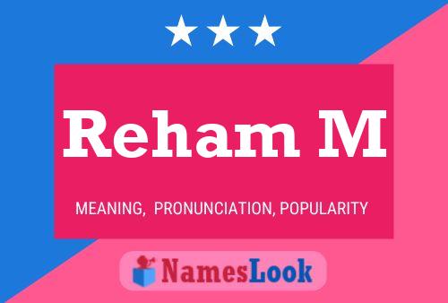 Poster del nome Reham M