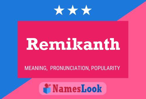 Poster del nome Remikanth