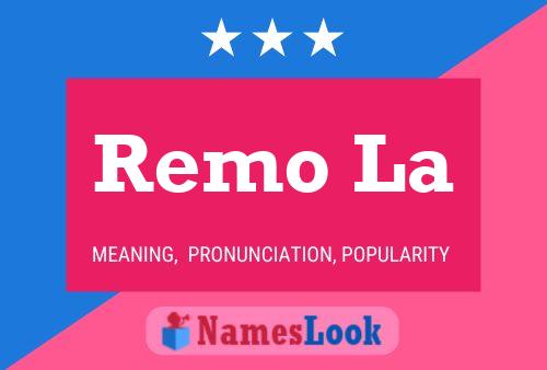 Poster del nome Remo La