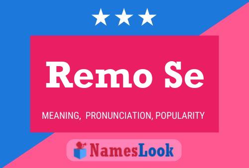 Poster del nome Remo Se