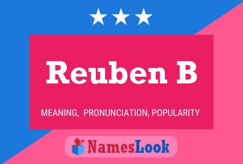 Poster del nome Reuben B