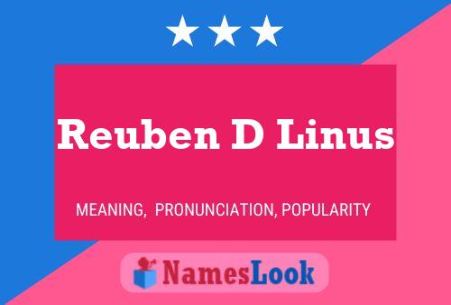 Poster del nome Reuben D Linus