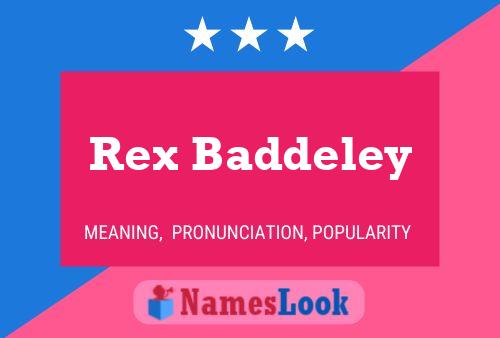 Poster del nome Rex Baddeley