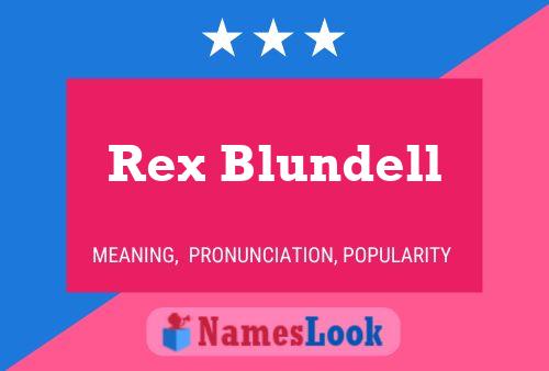 Poster del nome Rex Blundell