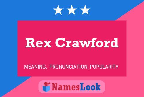 Poster del nome Rex Crawford