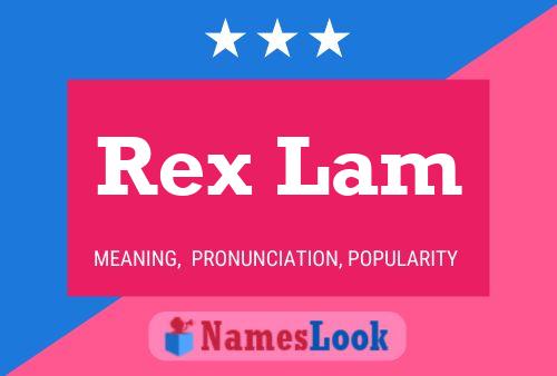 Poster del nome Rex Lam